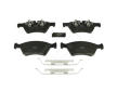 Sada brzdových destiček, kotoučová brzda HART 256 500
