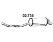 Koncový tlmič výfuku NOVAK 02.736