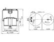 Mech, pneumaticke odpruzeni CONTITECH AIR SPRING 4420 N P01