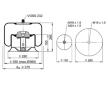 Mech, pneumatické odpružení CONTITECH AIR SPRING 4758 N P23