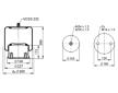 Mech, pneumatické odpružení CONTITECH AIR SPRING 4786 N P23