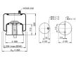 Mech, pneumatické odpružení CONTITECH AIR SPRING 4786 N P24