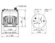 Mech, pneumatické odpružení CONTITECH AIR SPRING 6173 N P41