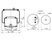 Mech, pneumatické odpružení CONTITECH AIR SPRING 6431 N P01
