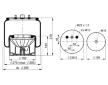 Mech, pneumaticke odpruzeni CONTITECH AIR SPRING 6431 N P11