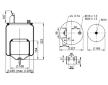 Mech, pneumatické odpružení CONTITECH AIR SPRING 6608 N P01