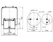 Mech, pneumatické odpružení CONTITECH AIR SPRING 6700 N P01