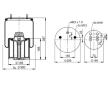 Mech, pneumatické odpružení CONTITECH AIR SPRING 941 MB P30