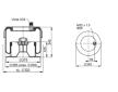 Mech, pneumatické odpružení CONTITECH AIR SPRING SK 175-604 P01