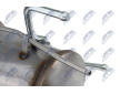 Filter sadzí/pevných častíc výfukového systému NTY DPF-NS-004
