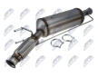 Filter sadzí/pevných častíc výfukového systému NTY DPF-PE-012