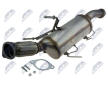 Filtr pevnych castic, vyfukovy system NTY DPF-RE-003