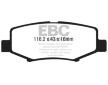 Sada brzdových destiček, kotoučová brzda EBC Brakes DP1799
