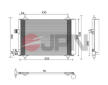 Kondenzátor klimatizácie JPN 60C9122-JPN
