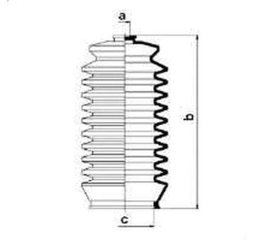 Měch, řízení SPIDAN 83939