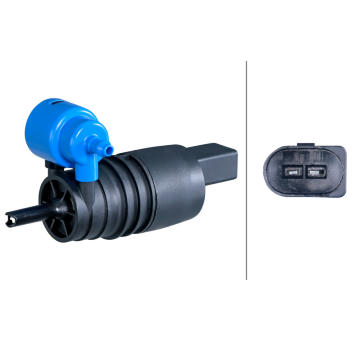 Vodní čerpadlo ostřikovače, čistění skel HELLA 8TW 006 847-021