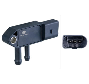 Senzor, tlak výfukového plynu HELLA 6PP 009 409-241