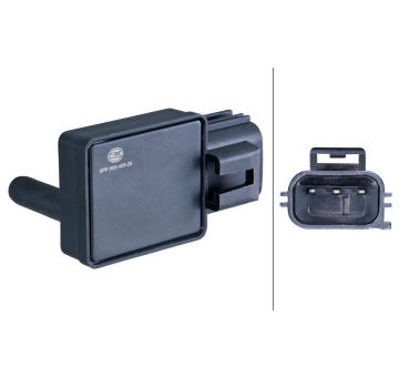 Senzor, tlak výfukového plynu HELLA 6PP 009 409-281