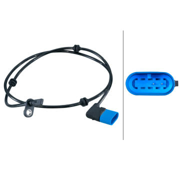 Snímač, počet otáček kol HELLA 6PU 012 679-651