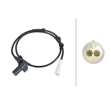 Snímač, počet otáček kol HELLA 6PU 358 219-741