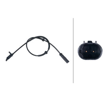 Snímač, počet otáček kol HELLA 6PU 358 422-951