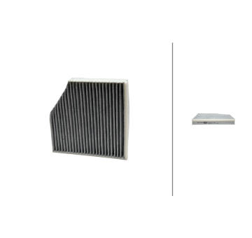 Filtr, vzduch v interiéru HELLA 8ZC 366 121-441