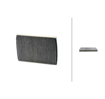 Filtr, vzduch v interiéru HELLA 8ZC 366 123-061