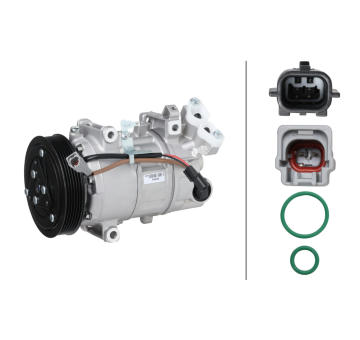 Kompresor, klimatizace HELLA 8FK 366 201-711