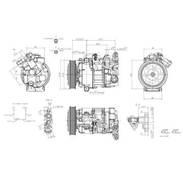 Kompresor, klimatizace HELLA 8FK 366 202-021