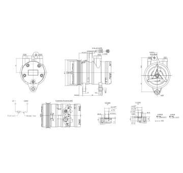 Kompresor klimatizácie HELLA 8FK 366 202-061