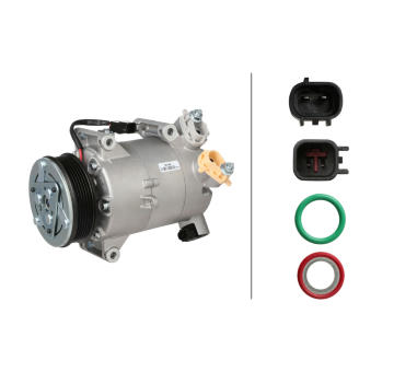 Kompresor klimatizácie HELLA 8FK 366 203-491