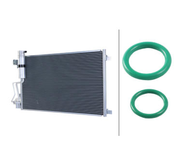 Kondenzátor, klimatizace HELLA 8FC 366 221-071