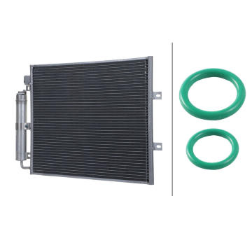 Kondenzátor, klimatizace HELLA 8FC 366 221-161