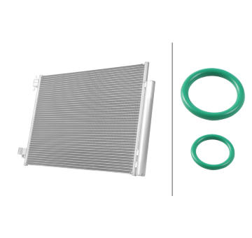 Kondenzátor, klimatizace HELLA 8FC 366 221-371