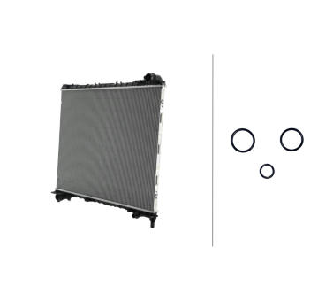 Chladič, chlazení motoru HELLA 8MK 366 303-491