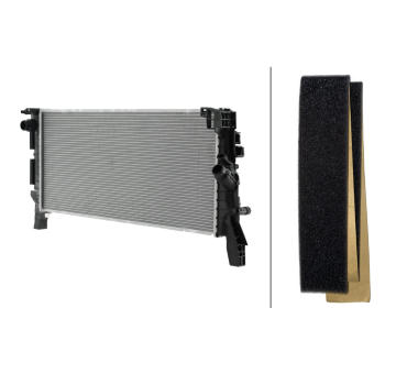 Chladič, chlazení motoru HELLA 8MK 366 304-671