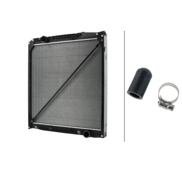 Chladič, chlazení motoru HELLA 8MK 366 305-251