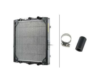 Chladič, chlazení motoru HELLA 8MK 366 305-271