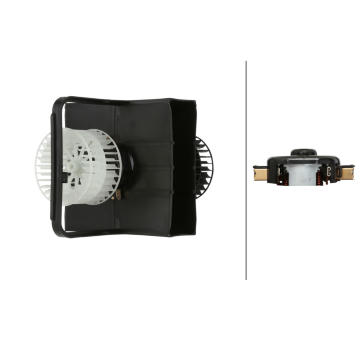 Vnútorný ventilátor HELLA 8EW 366 400-191