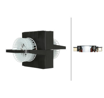 Vnútorný ventilátor HELLA 8EW 366 400-201