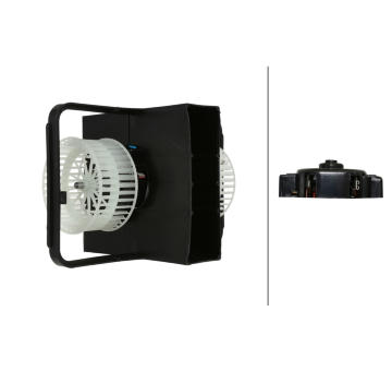 Vnútorný ventilátor HELLA 8EW 366 400-221