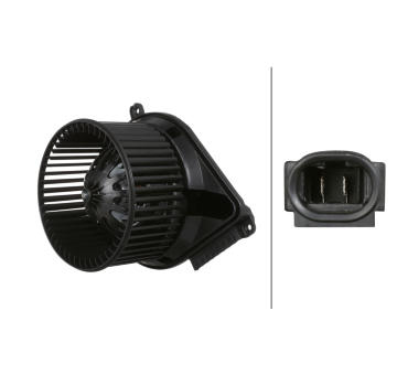 Vnútorný ventilátor HELLA 8EW 366 400-611