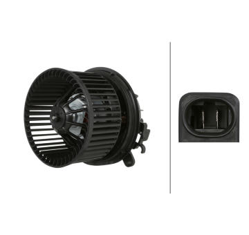 Vnútorný ventilátor HELLA 8EW 366 400-741