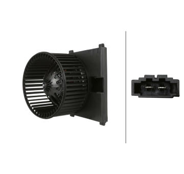 Vnútorný ventilátor HELLA 8EW 366 400-841
