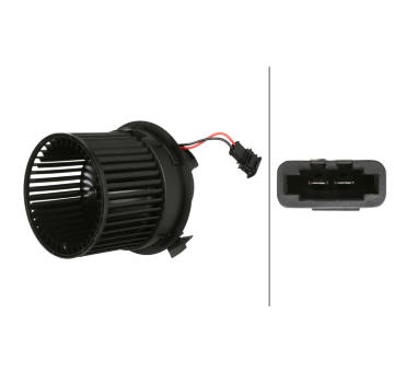 Vnútorný ventilátor HELLA 8EW 366 400-861