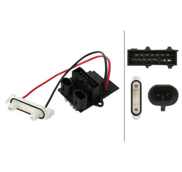 Odpor vnútorného ventilátora HELLA 9ML 366 410-711