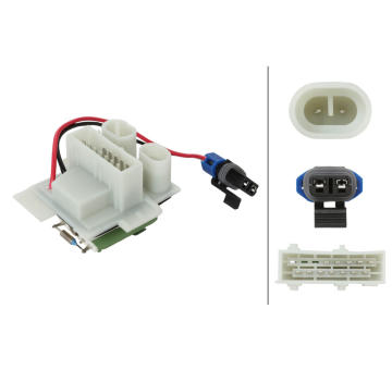 Odpor, vnitřní tlakový ventilátor HELLA 9ML 366 410-821