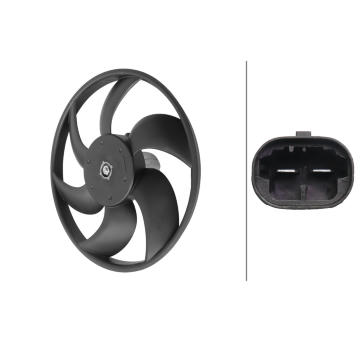 Větrák, chlazení motoru HELLA 8EW 366 420-021