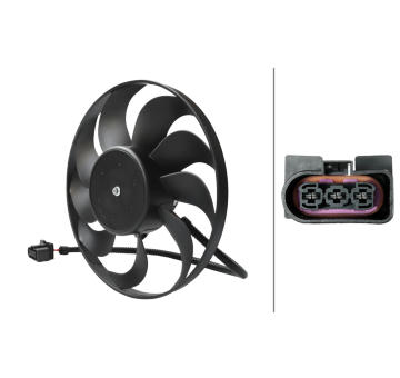 Větrák, chlazení motoru HELLA 8EW 366 420-061