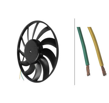 Větrák, chlazení motoru HELLA 8EW 366 420-091